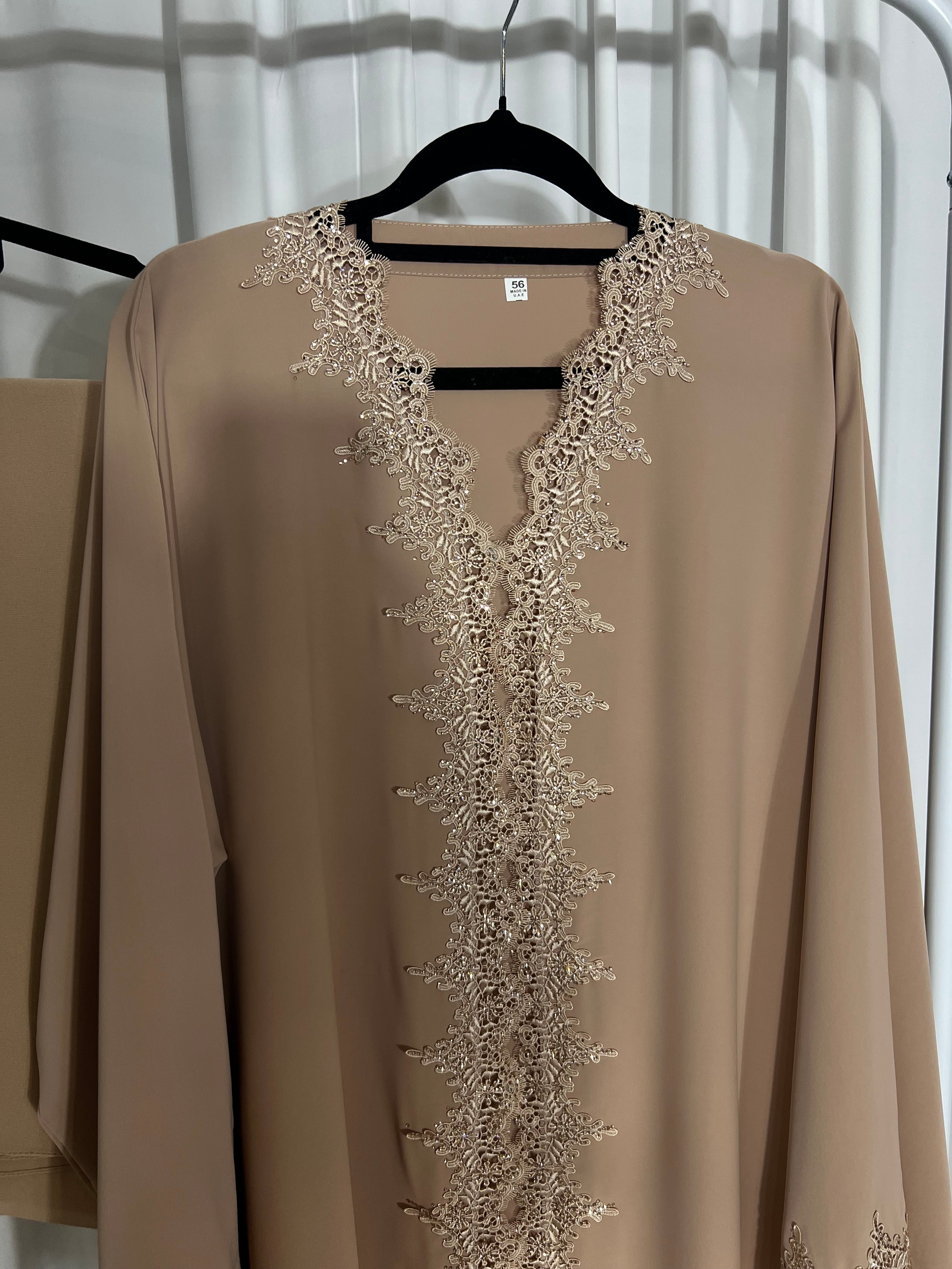 Noor lace abaya