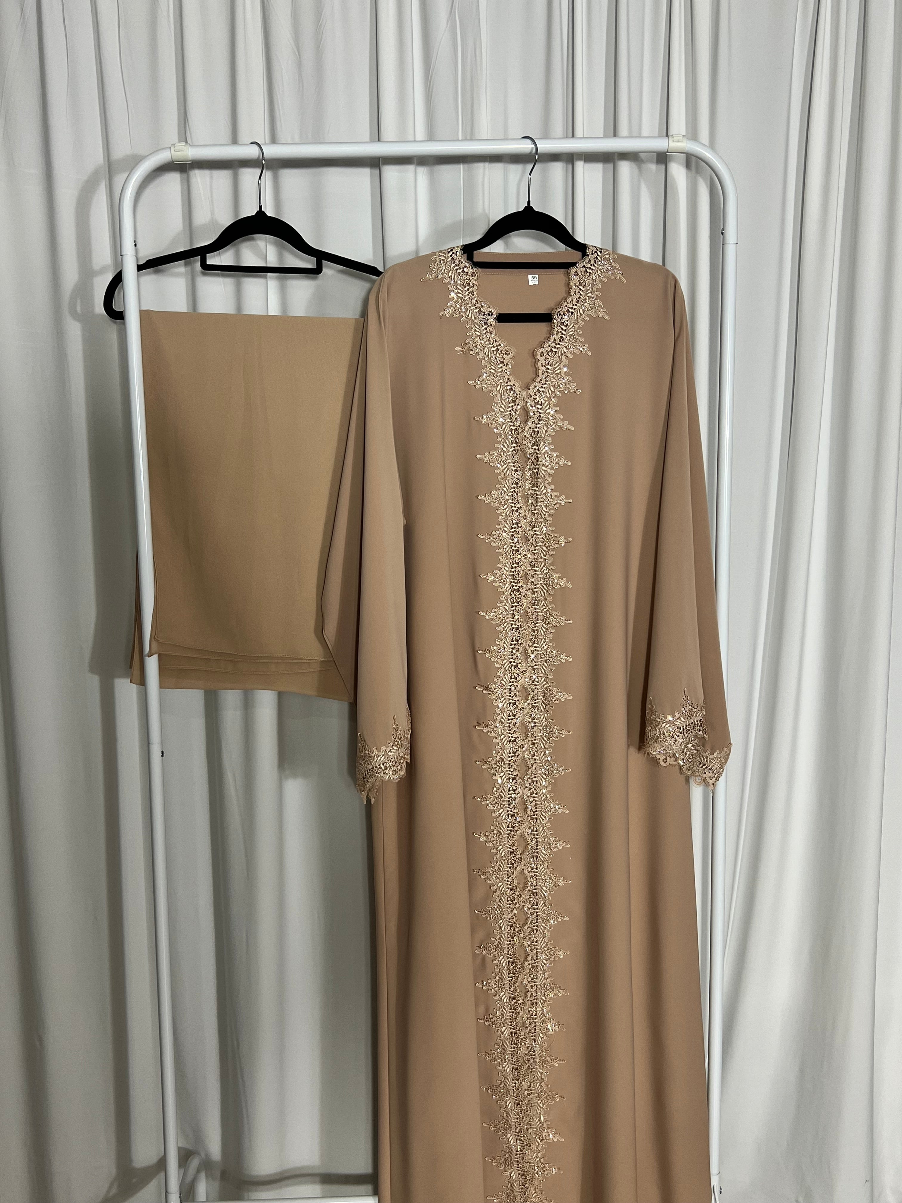 Noor lace abaya