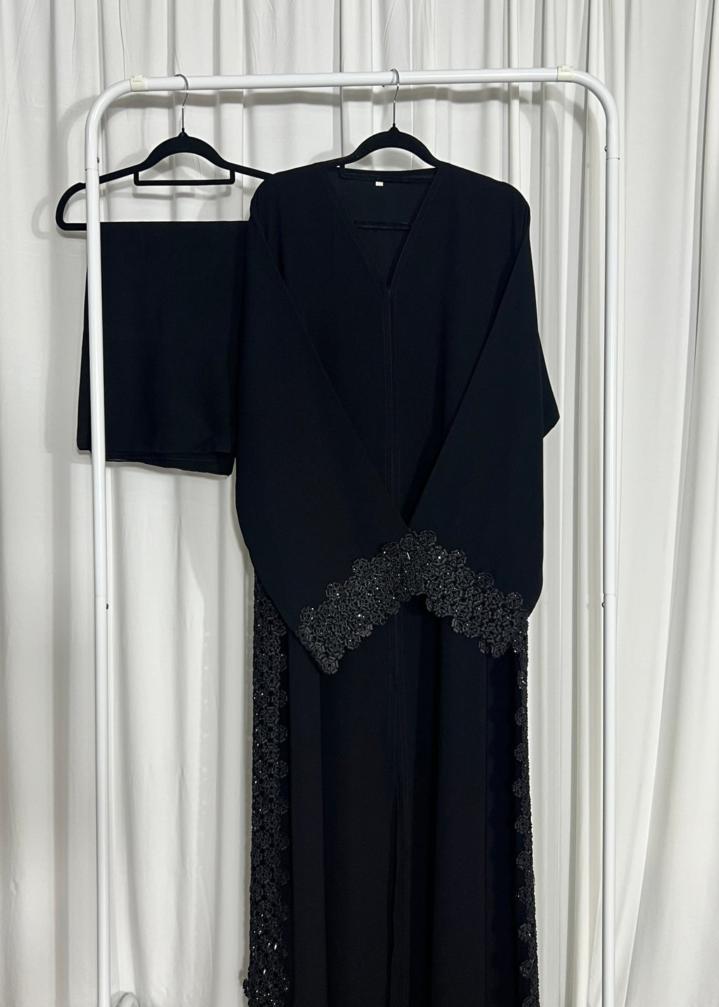 Layla Floral Lace Abaya