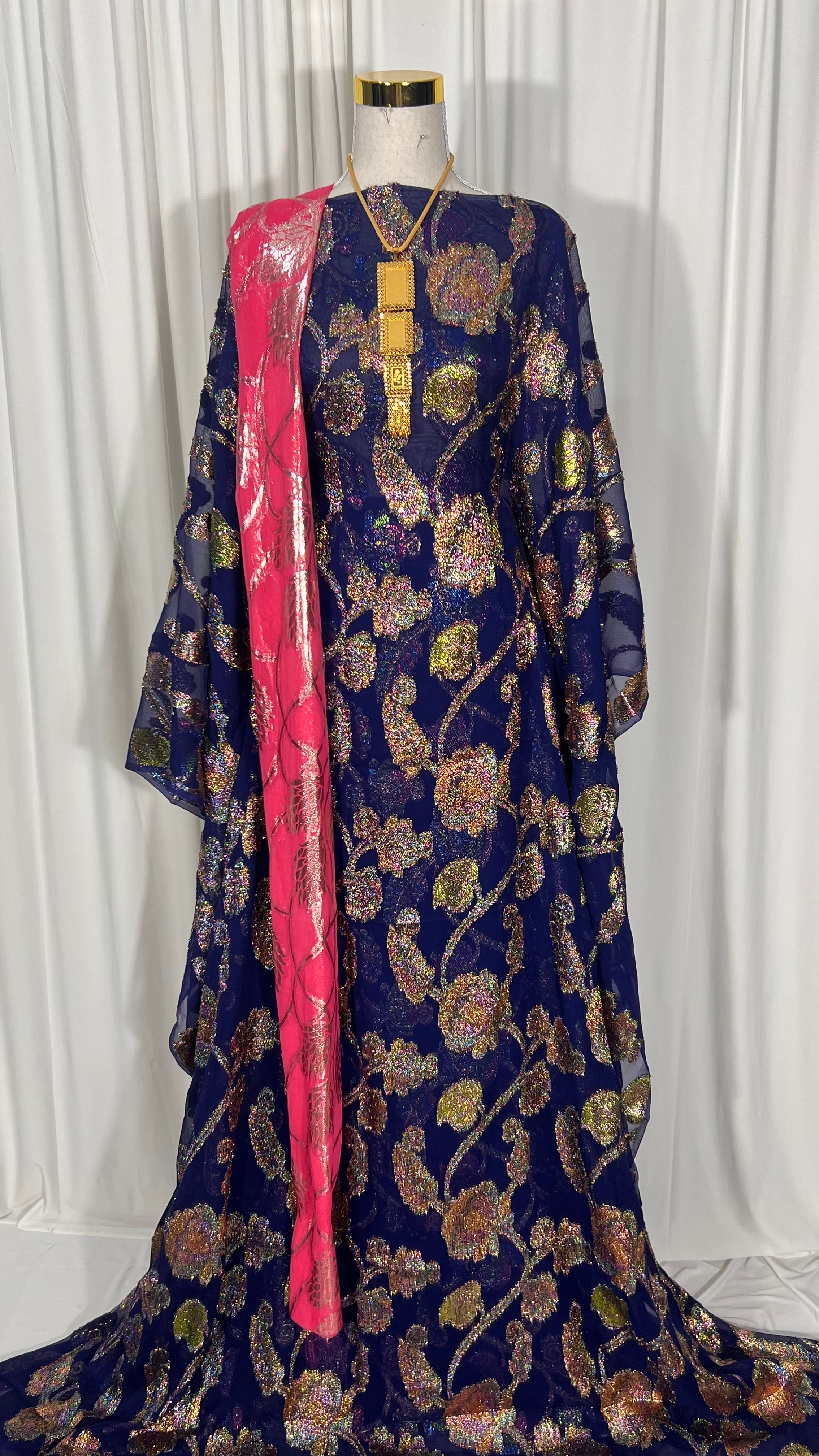 Navy Rainbow Shimmer Faransawi Dirac
