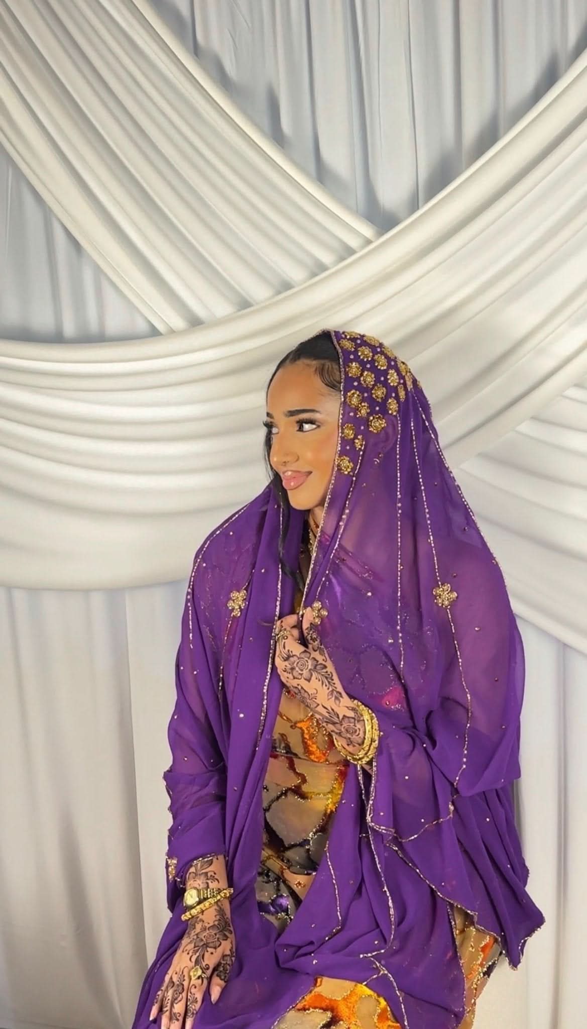 MAQBAL IMPERIAL VIOLET DIRAC - Layali Heritage