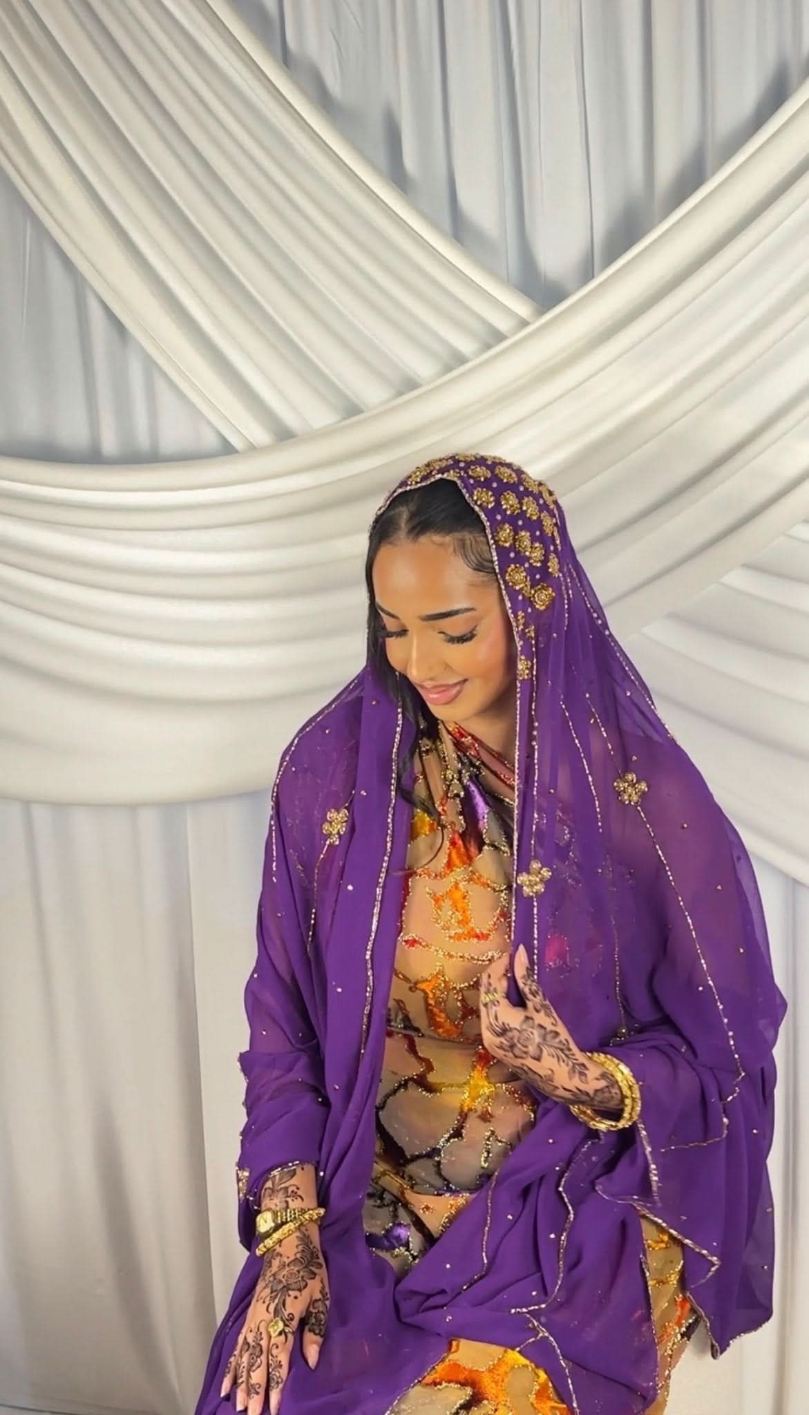 MAQBAL IMPERIAL VIOLET DIRAC - Layali Heritage