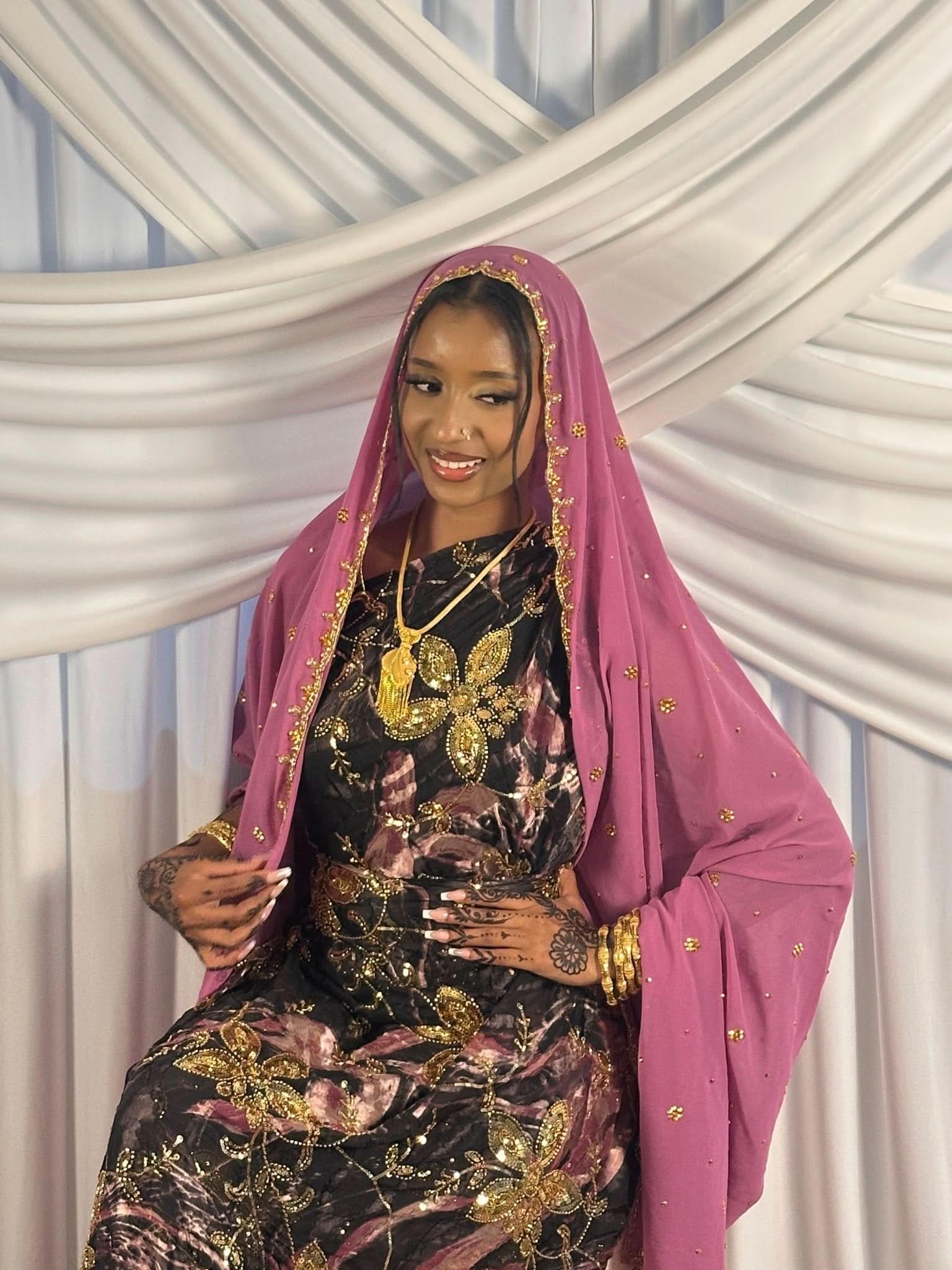 Midnight orchid stone Dirac - Layali Heritage