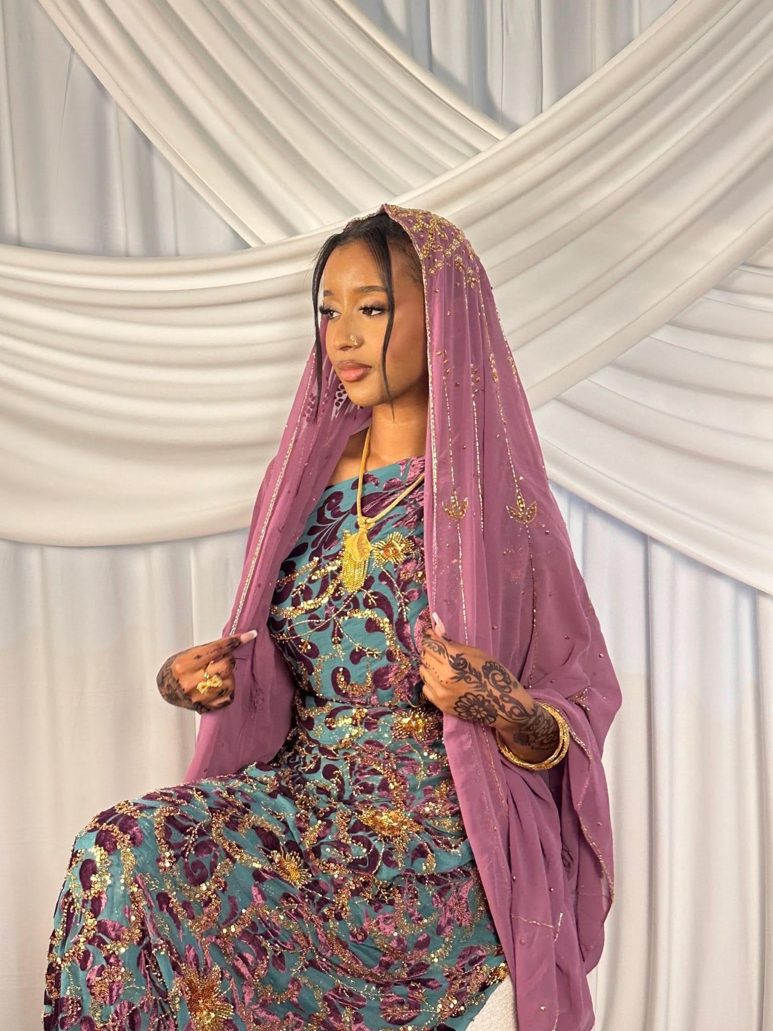 Velvet lagoon stone Dirac - Layali Heritage